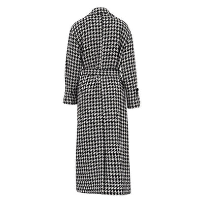 Damen Trenchcoat im Glencheck-Muster