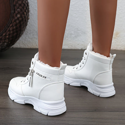 Sandra - Modische Festliche Winter-Sneakern für Damen