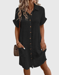 Caroline | Bequemes Kleid in Schwarz