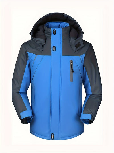 Warme wasserabweisende Fleece-gefütterte Winterjacke für Herren | Ideal für den Winter