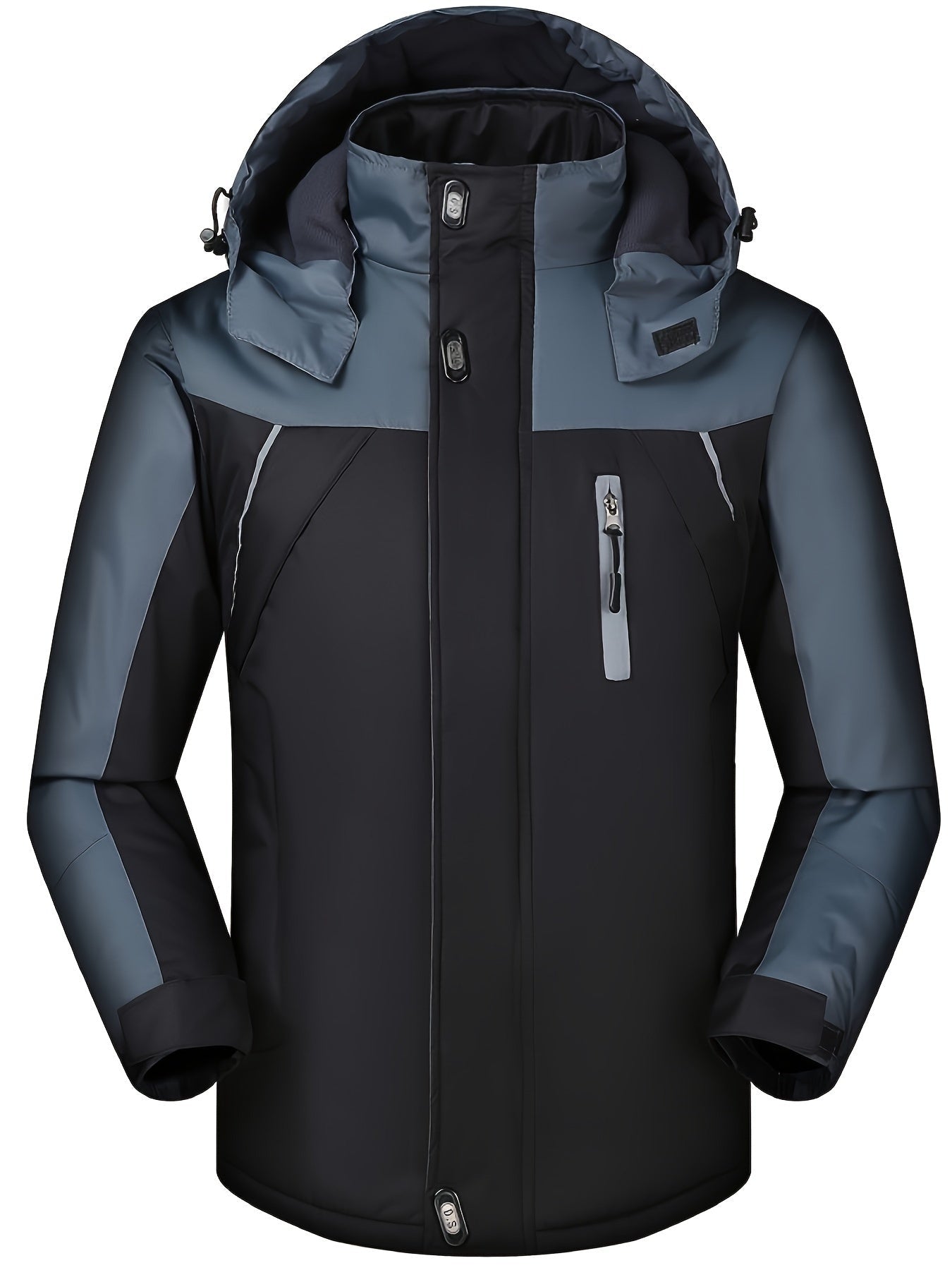 Warme wasserabweisende Fleece-gefütterte Winterjacke für Herren | Ideal für den Winter