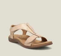 Charlotte | Elegante orthopädische Sandale für Damen in Beige