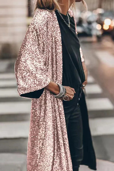 Octavi | Glamouröse Pailletten-Strickjacke