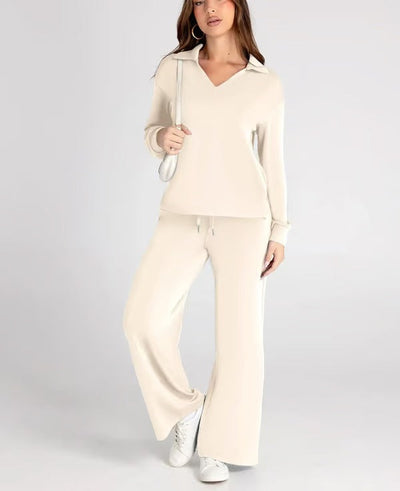 Lieselotte - Zweiteiliges Damen-Set – Sportliches Sweatshirt und weite Hose