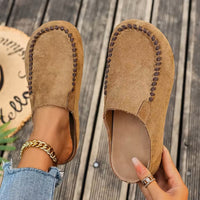 Mariselle | Damen Slip-On Loafers in Braun