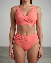 Marel | Figurformender Wickel-Bikini in Orange
