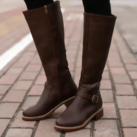 Emilia | Orthopädische Komfort Stiefel in Dunkelbraun