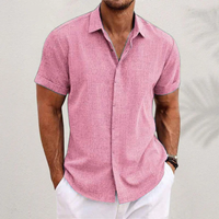 Enno | Herren Leichtes Leinenhemd in Rosa