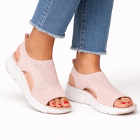 Eulalia | Damen Slip-On Komfort Sneaker in Rosa