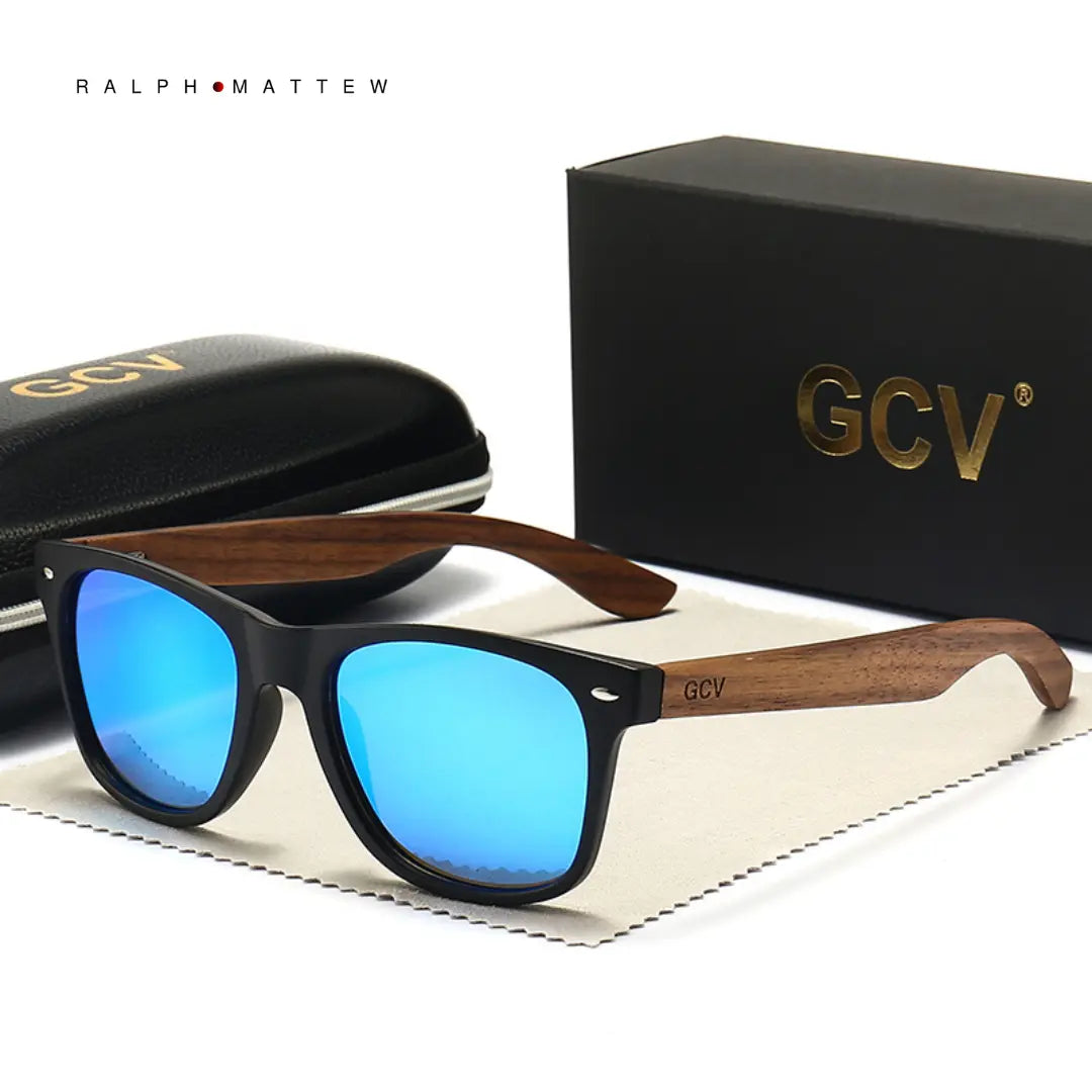 gcv™ - 2023 Designer Sonnenbrille Handgefertigt aus Edlem Naturholz