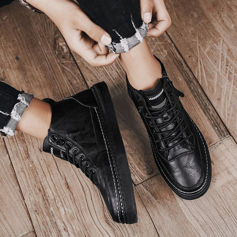 Katerpillar Lederschuhe eva Gummisohle