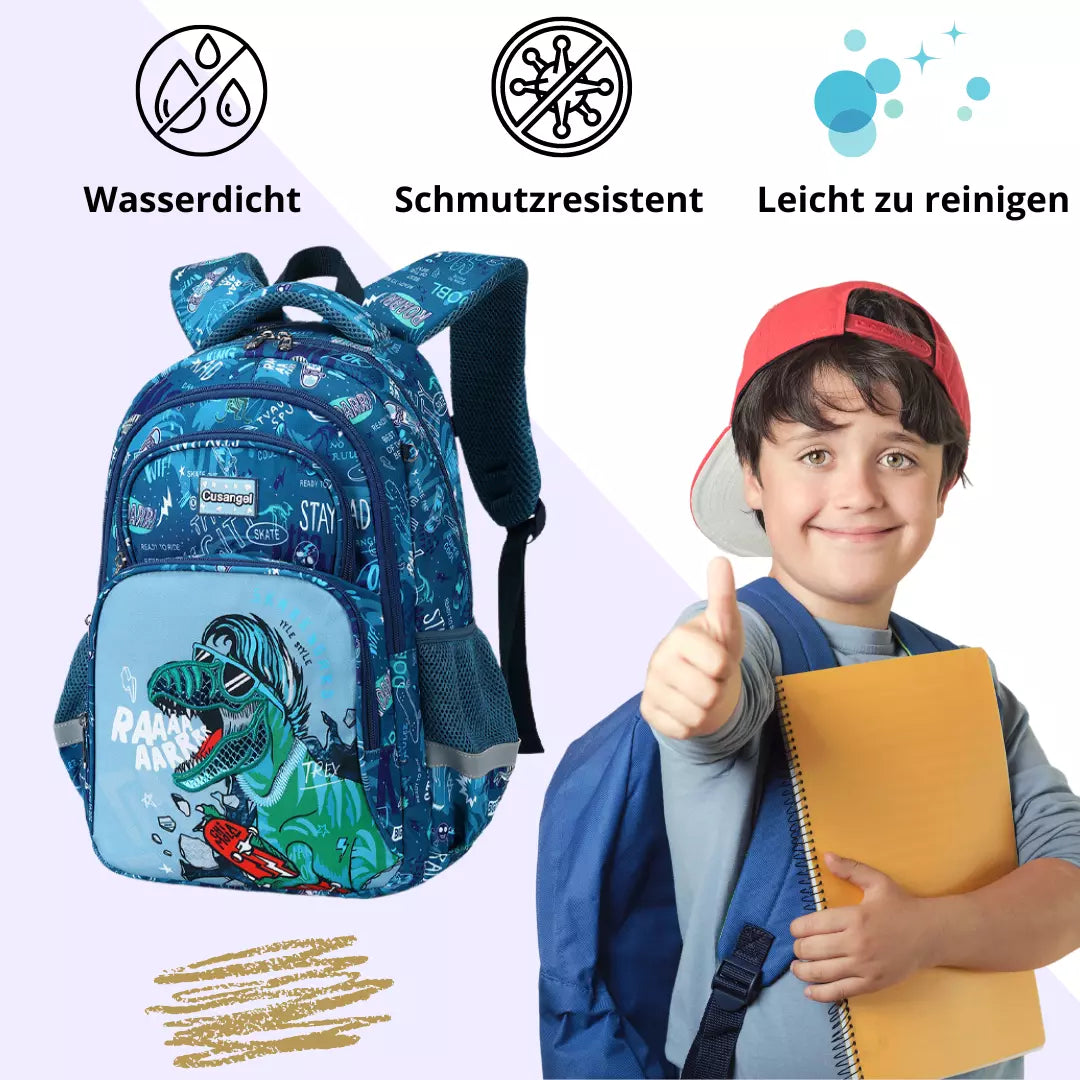 Ralphmattew - Ergonomische Ultraleichte Schultasche mit kostenlosem Stifthalter