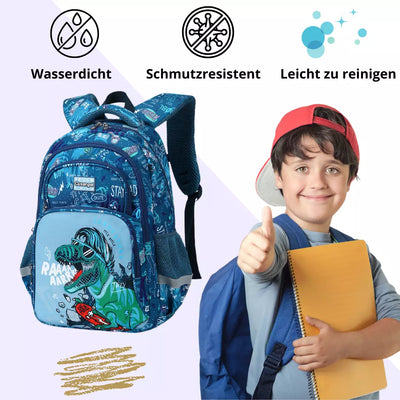 Ralphmattew - Ergonomische Ultraleichte Schultasche mit kostenlosem Stifthalter