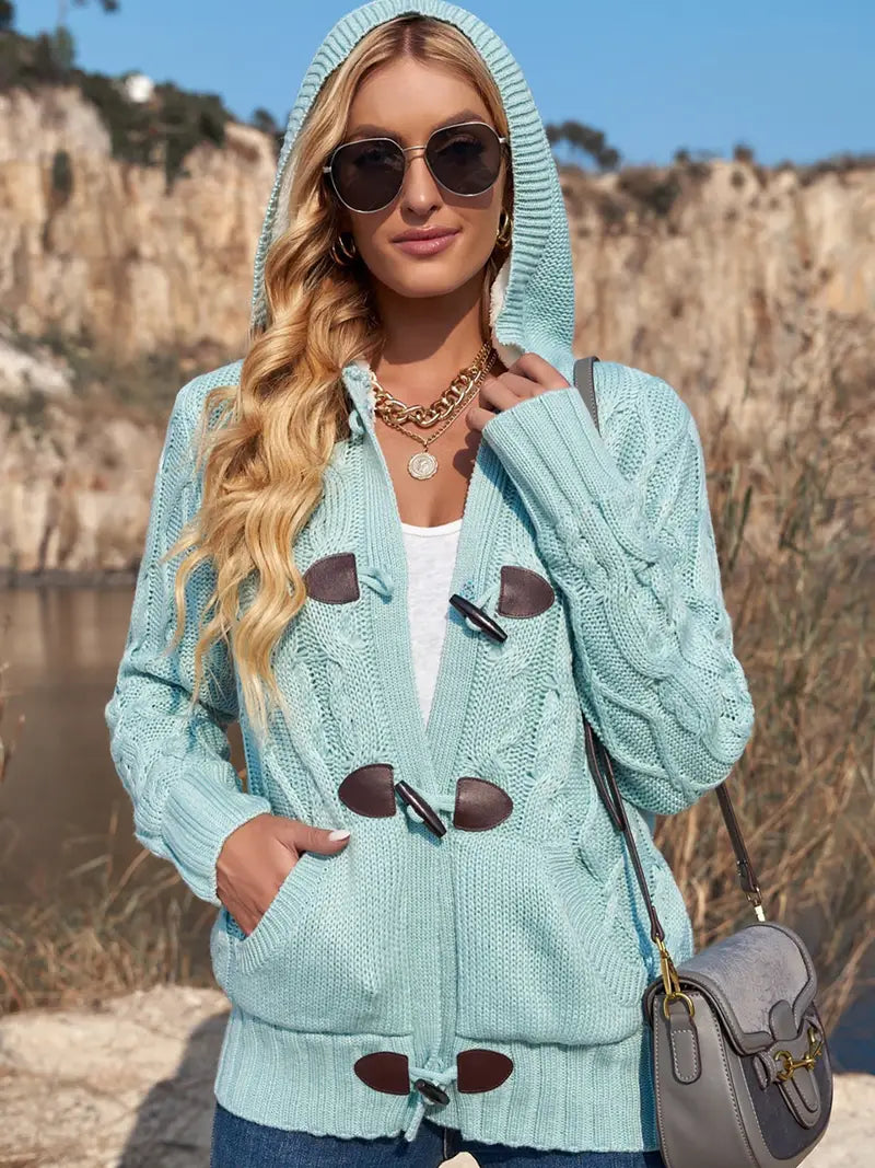 Oberbekleidung Flare Button Pullover