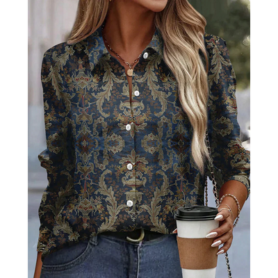 Ardelia® | Lässige Bluse mit langen Ärmeln für Damen