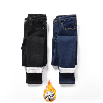 Galenja | Warme Fleece-Jeans