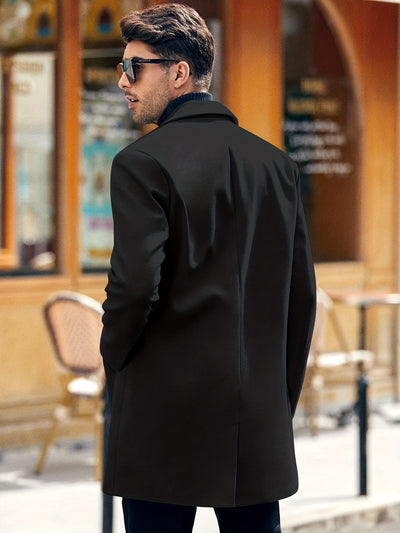 Casual Winter Trench Coat mit Retro-Stil für Herren | Ideal für den Winter