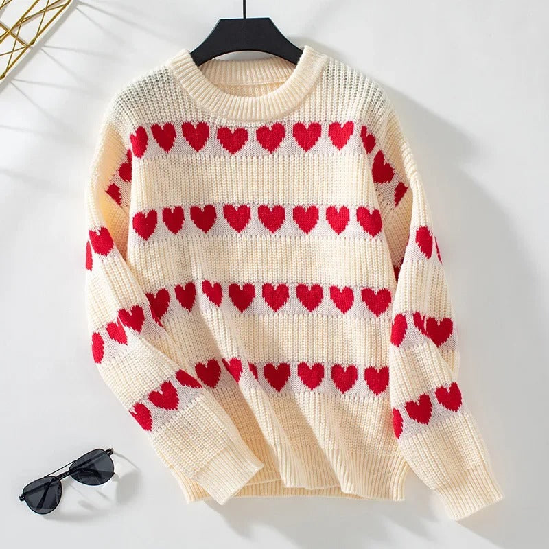 Herziger Winterpullover für Frauen