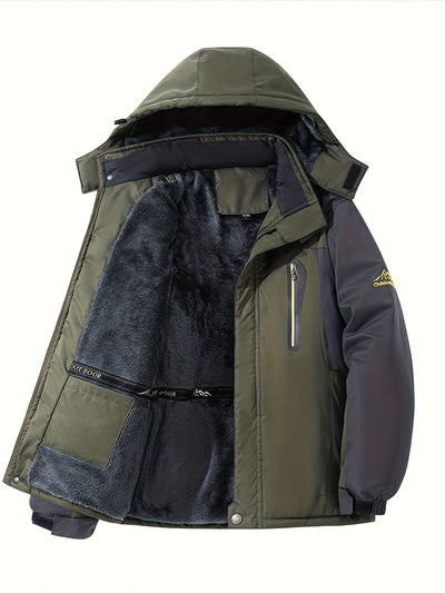 Warme Fleece-gefütterte Jacke Winterjacke für Herren | Ideal für den Winter