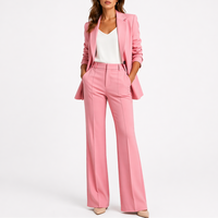 Feliciana | Damen Business Hosenanzug Set Blazer in Rosa