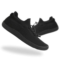 Fennja | Leichte Barfuß Sneaker in Schwarz