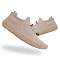 Fennja | Leichte Barfuß Sneaker in Beige