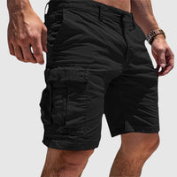 Florian | Herren Cargo Shorts mit praktischen Taschen in Schwarz