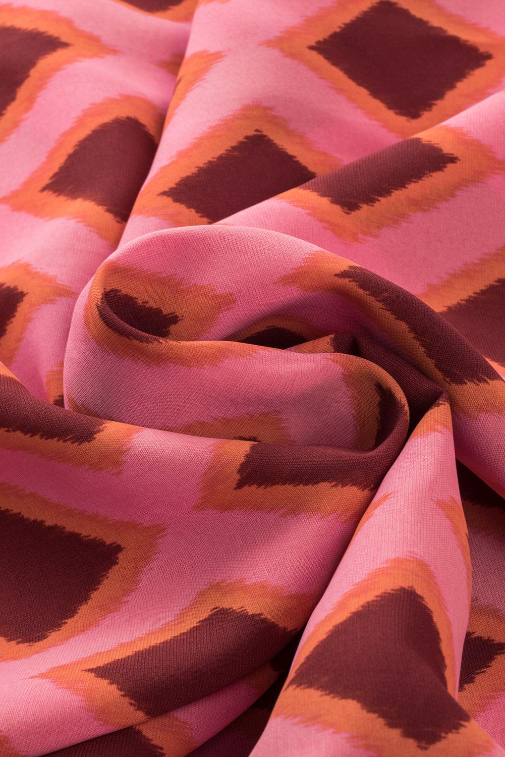 Fudus | Maxikleid Mit Geometrischem Muster Und Ohne Ärmel