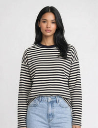 Gestreift Navy