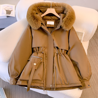Elegante Winterjacke in Braun