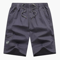 Lässige, sportliche Herren-Shorts mit Cargotasche und modernem Look in Dunkelgrau