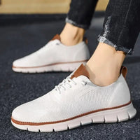 Dominik | Herren Orthopädische Slip On Wandel Schuhe in Weiß