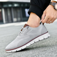 Dominik | Herren Orthopädische Slip On Wandel Schuhe in Hellgrau