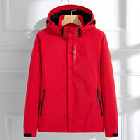 Heidi | Verstellbare Regenjacke in Rot