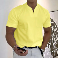 Heinrich | Herren Poloshirt Kurzarm in Gelb
