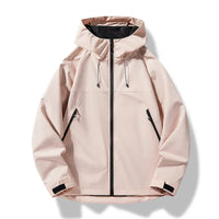 Heinrich | Herren Wasserdichte Shell Jacke mit Kapuze in Rosa