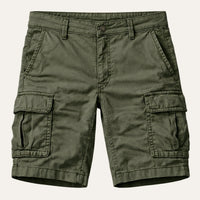Herren-Cargoshorts mit Pattentaschen in Grün