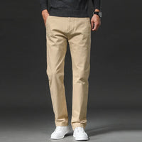 Herren Chino-Hose mit regulärer Passform in Khaki