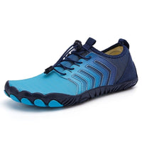 Herren Slip-on Aqua-Schuhe mit Kordelzug in Blau