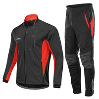 Herren Zweiteiliges Set mit Jacke und Hose in Rot