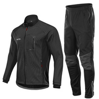 Herren Zweiteiliges Set mit Jacke und Hose in Schwarz