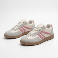 Nala | Bequeme Komfort-Sneaker in Weiß/Rosa