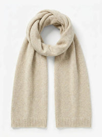 Kaschmir Schal mit eleganten Linien in Beige