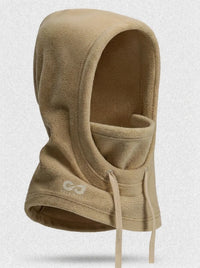 Winterhut mit integrierter Maske für Extremwetter mit vollständiger Abdeckung in Khaki
