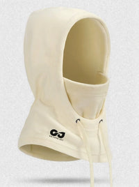 Winterhut mit integrierter Maske für Extremwetter mit vollständiger Abdeckung in Beige