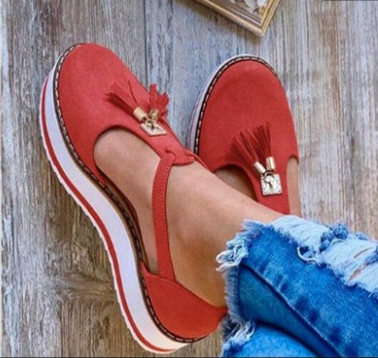 Damen Plateau-Sandalen für den Sommer mit geschlossener Spitze