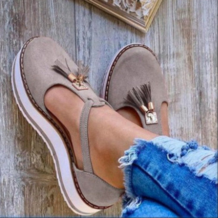 Damen Plateau-Sandalen für den Sommer mit geschlossener Spitze