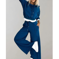 Ida | Gemütlicher Jogginganzug mit Kapuze in Blau