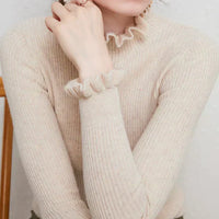 EMILIA – Herbstpullover aus weichem Stoff in Beige