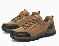 Markus | Herren Wanderschuhe Schnürschuh Dicke Sohle Trekking Outdoor in Khaki